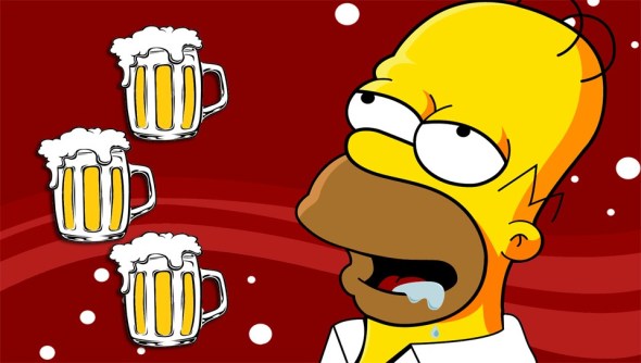 Beer-Homer-SimPSon-PS-Vita-Wallpaper