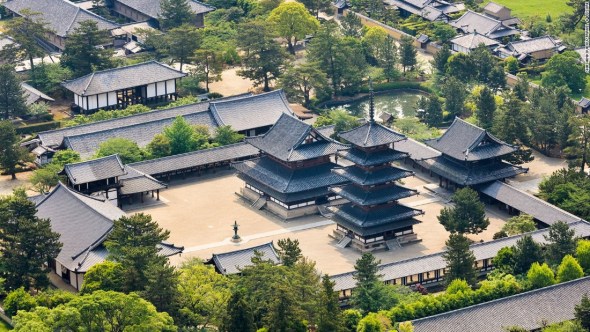 Temple of the Flourishing Law, Nara Japan
